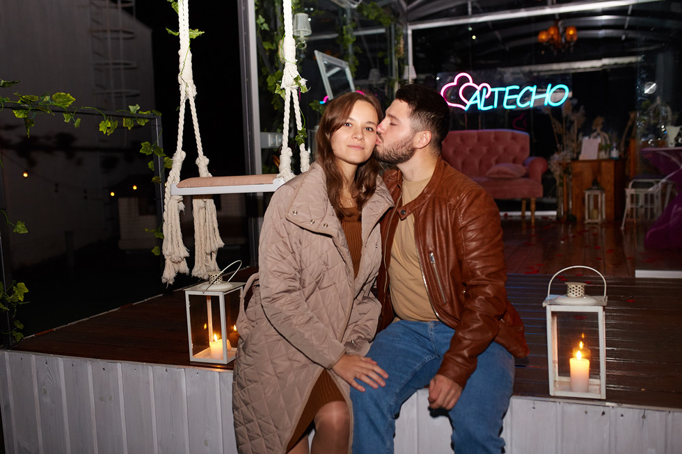 ужин на крыше, Киев, romantic