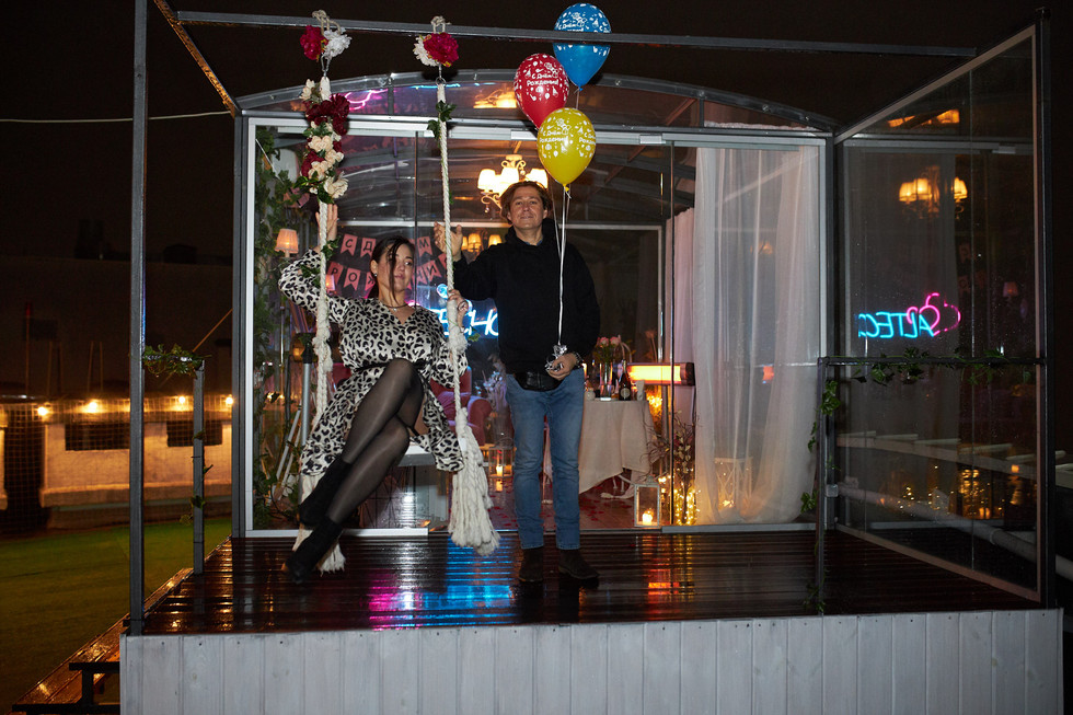 День рождения на крыше Киев Романтик