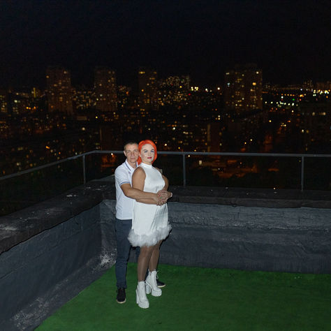 Романика на даху київської багатоповерхівки