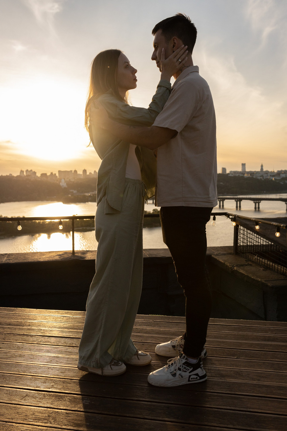 Вечір на даху. Київ. романтик