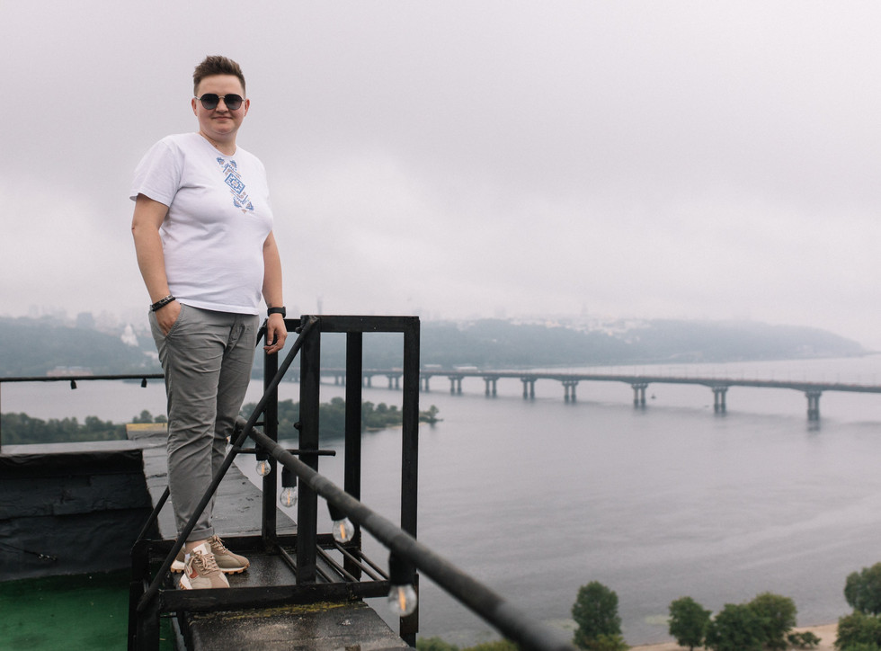 Фотосесія на даху. Київ