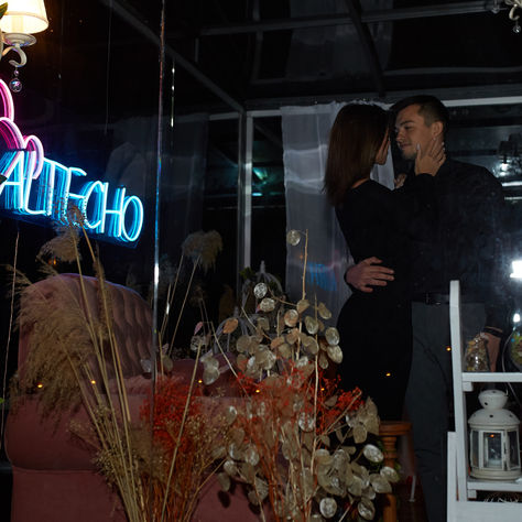 Романтика осеннего вечера для двоих на крыше Альтечо в Киеве