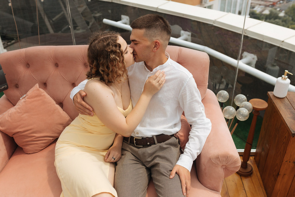 Вечір на даху в Києві