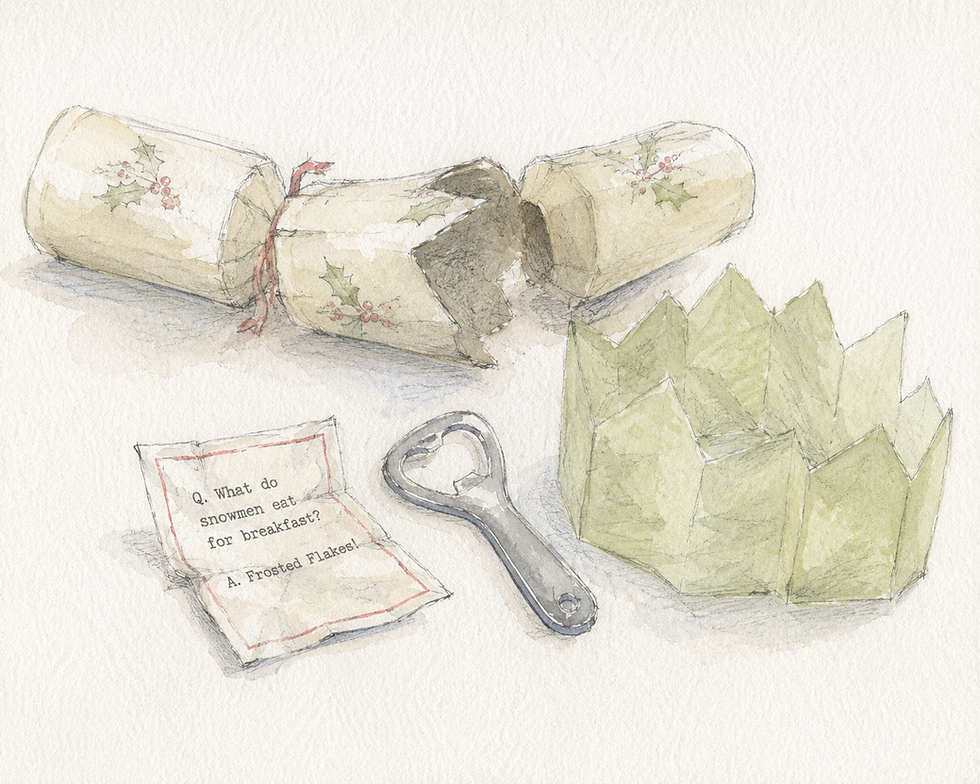 A Christmas cracker