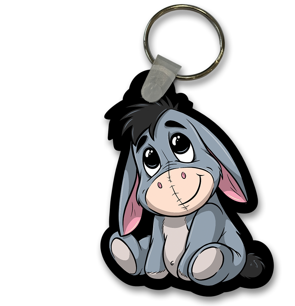 Holz Schlüsselanhänger - *Kleiner Esel*