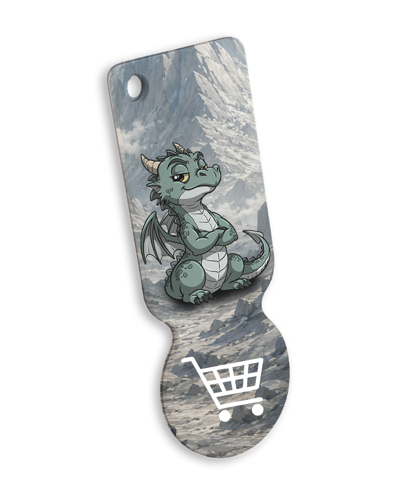 Einkaufswagenlöser - *Stein Drache*