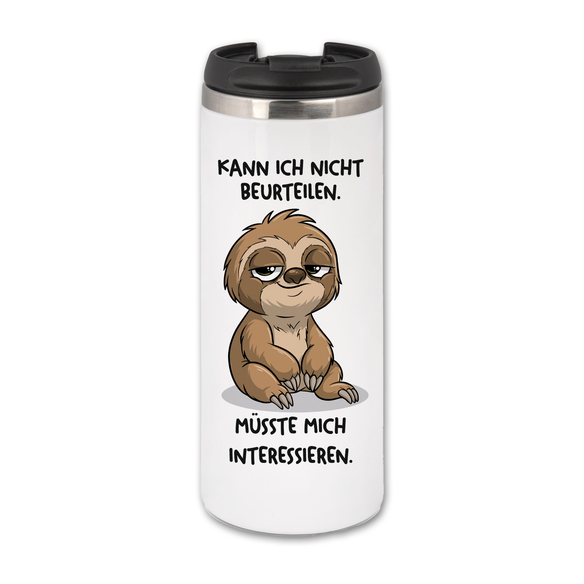 Edelstahl Togo-Thermobecher 12oz - *Interessieren*