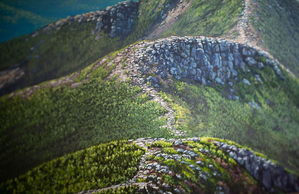 Thumbnail: PRINT of #200 Franconia Ridge Trail