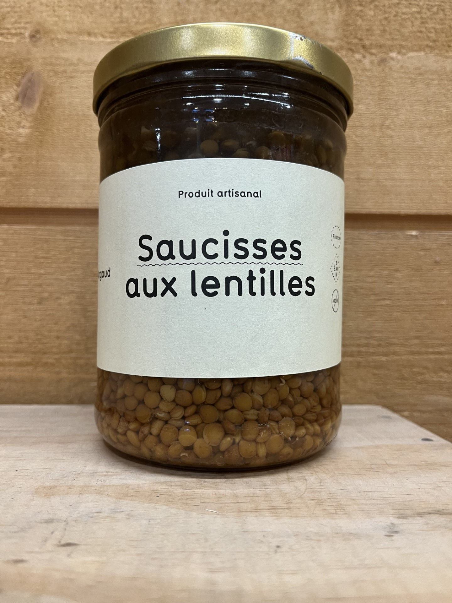 Saucisses aux Lentilles- Maison Argaud-