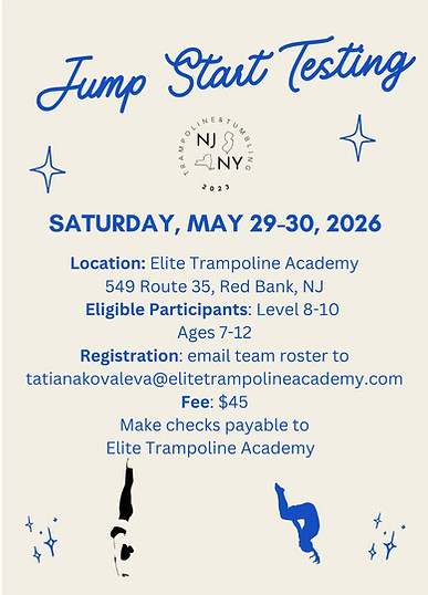 This is an event to see if and how many of the athletes can meet the requirement for jumpstart's physical test