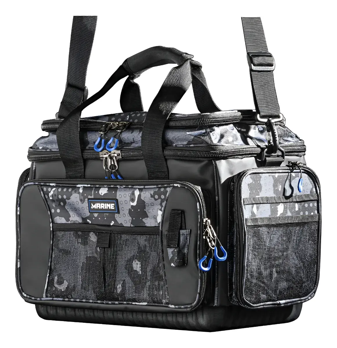 Bolsa Mala Mochila Pesca Marine M-bp25c 30x50x30cm C/5 Caixa Preto