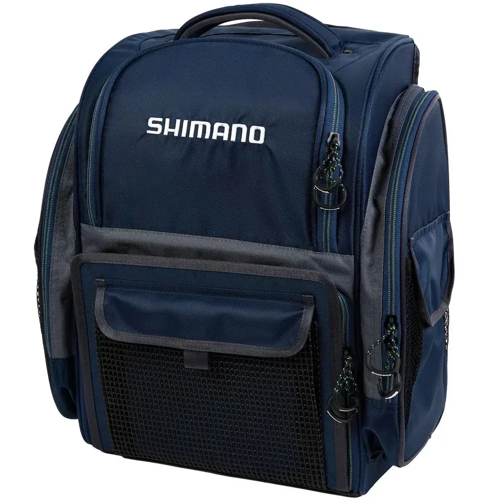 Bolsa Pesca Shimano Mochila Backpack Xl Lubg-15 4 Estojos Cor Azul