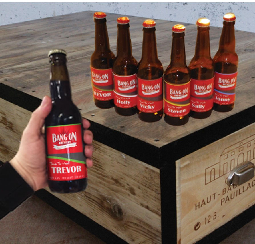 beer on case