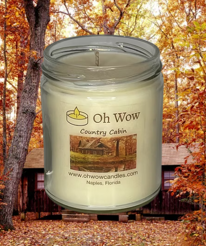 country cabin soy wax candle