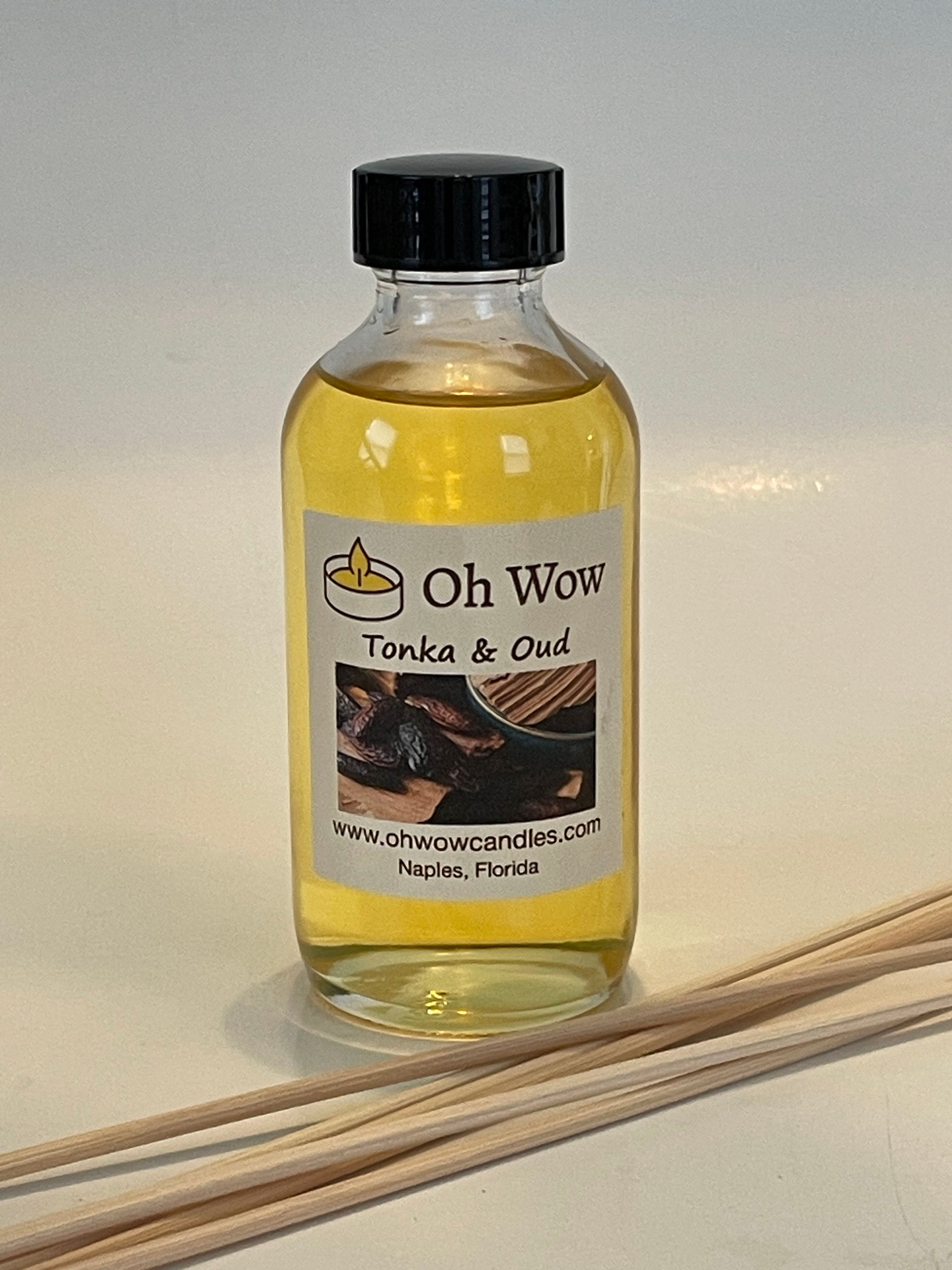 tonka and oud reed diffuser