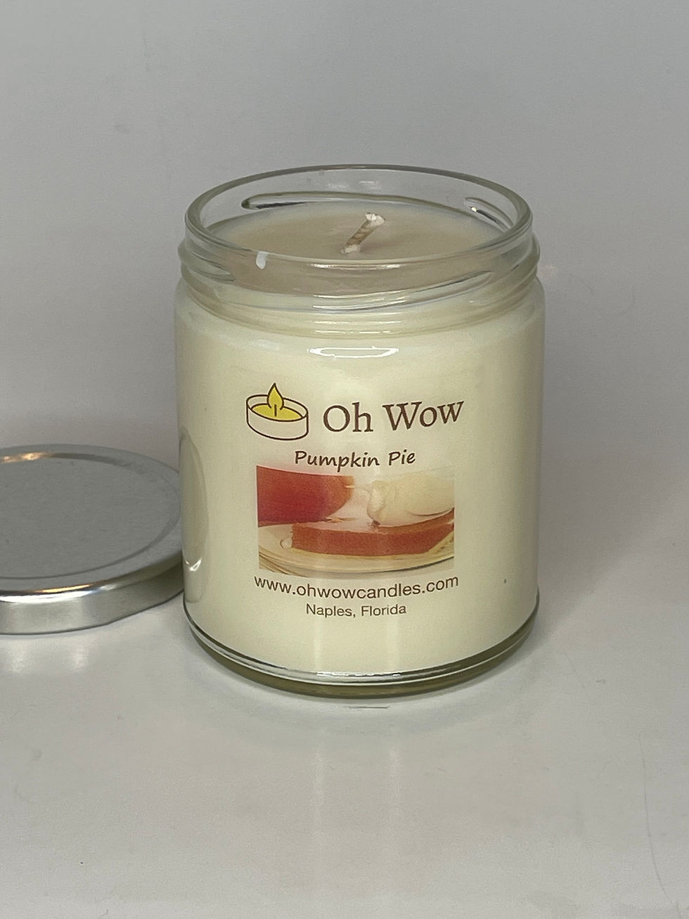 pumpkin pie soy wax candle