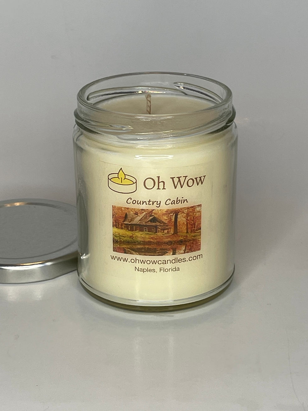 country cabin soy wax candle