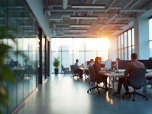 Collaborative modern office space promoting engagement
