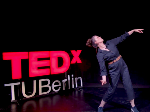 Anja Shaeplitz speak and performs at TedX BerlinTEDX