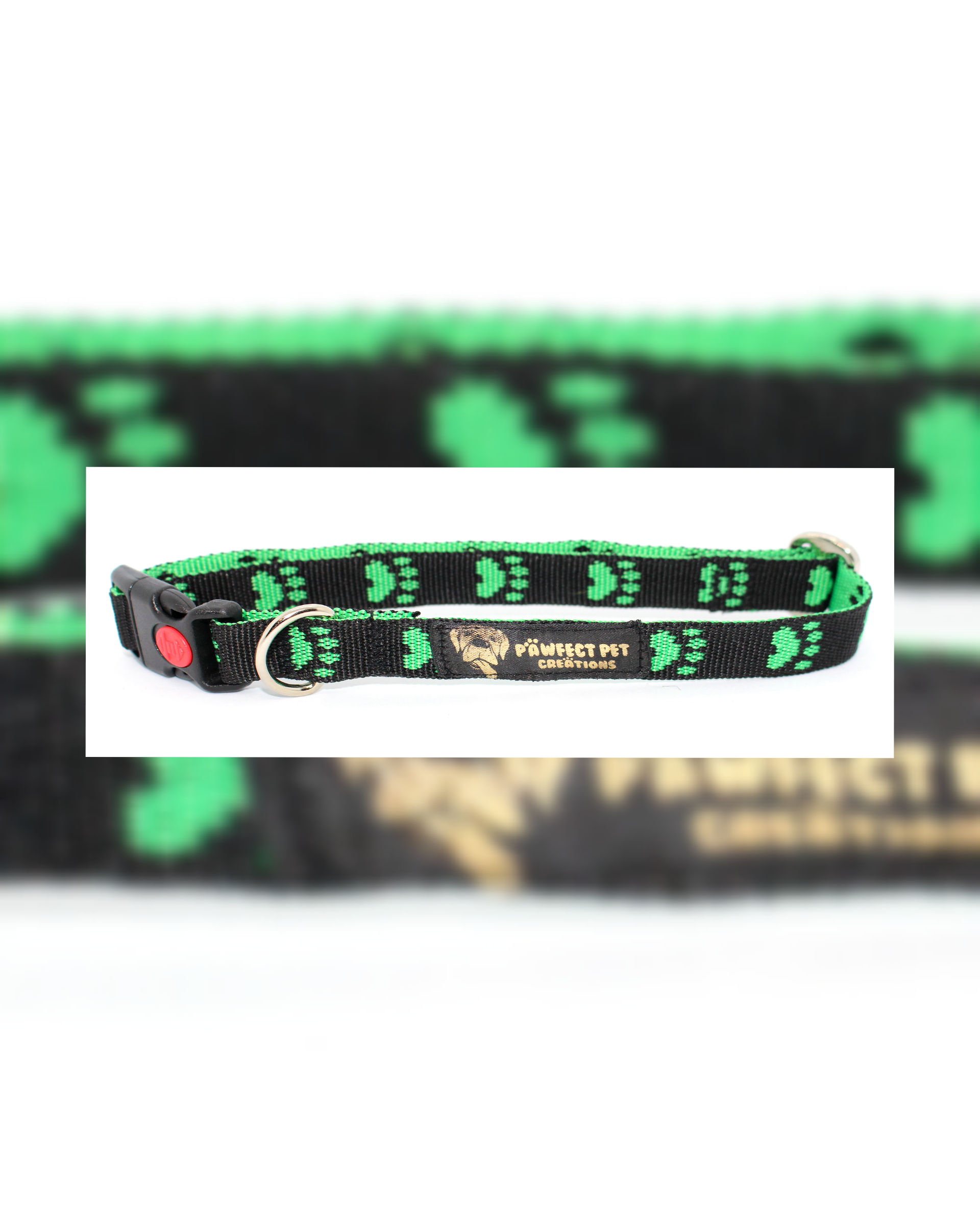Green Paws 15mm Collar