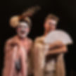 Ian Mowat (left) as the Madame of Kanagawa and Joel Baylis as one of her new recruits in Michael Strassen's Pacific Overtures, Union Theatre, 2014. Photo: Darren Bell