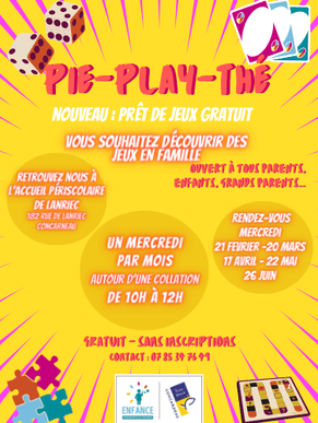 Nouveau : prêt de jeux !!!