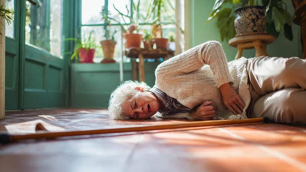 Les chutes des seniors sont en forte hausse © SeniorActu