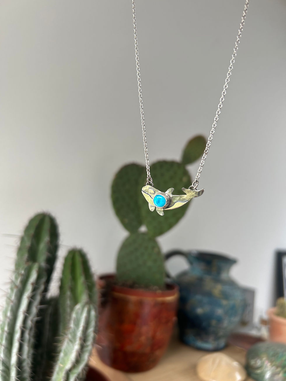 Thumbnail: Orca Turquoise Necklace
