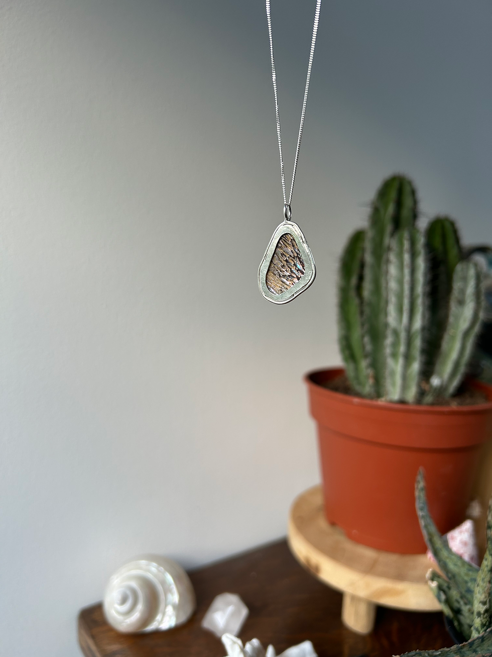 Thumbnail: Abalone Open Back Necklace