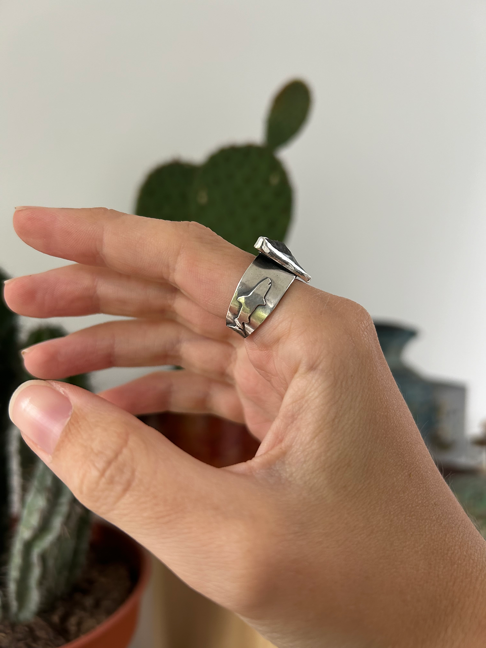 Thumbnail: Fossilised Mako Shark Tooth Ring