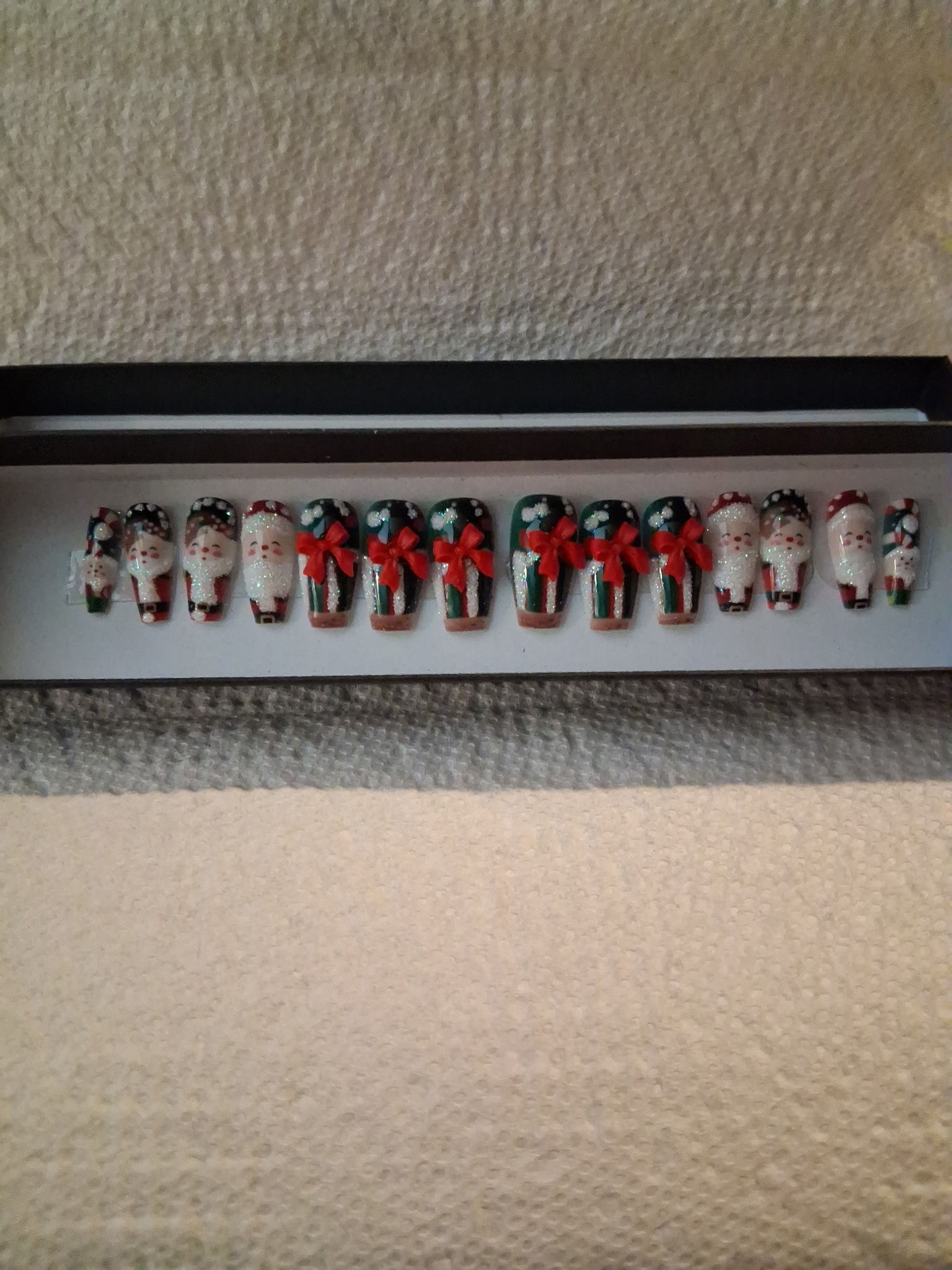 Santa & His Presents med length coffin