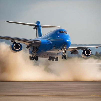 shades of blue to match the theme of a twin engine jet taking off.jpg
