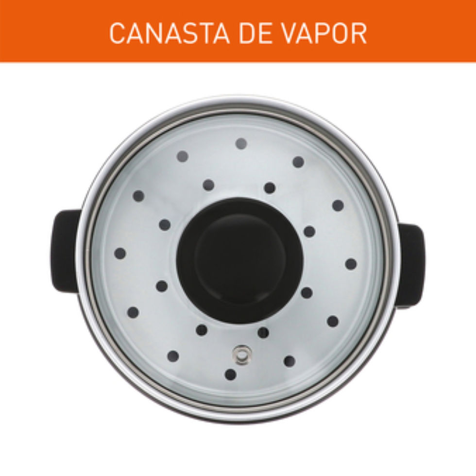 Miniatura: Vista superior de la canasta de vapor con la inscripción 'CANASTA DE VAPOR' Imvel Estufas