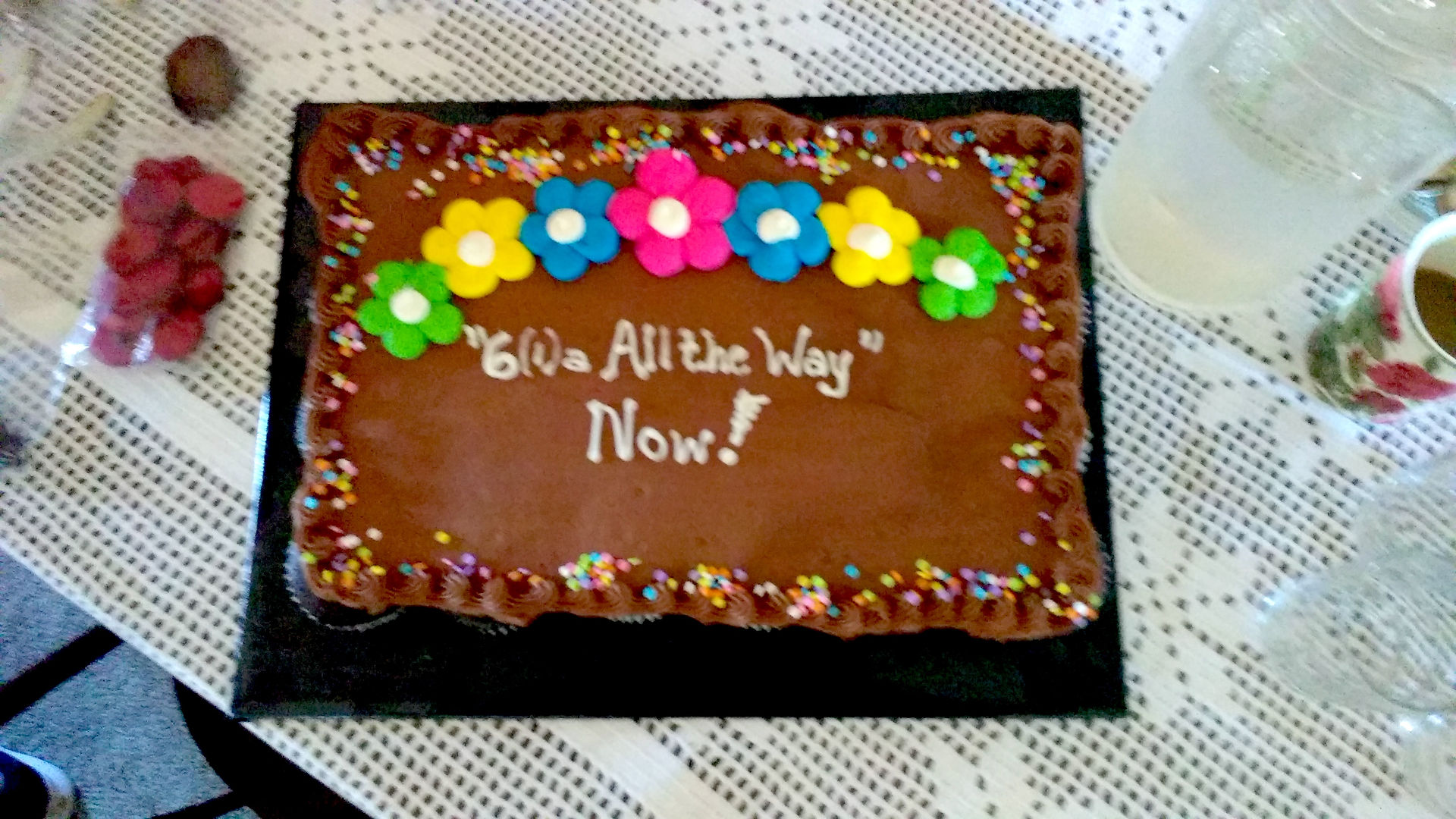 6(1)a All the Way! cake