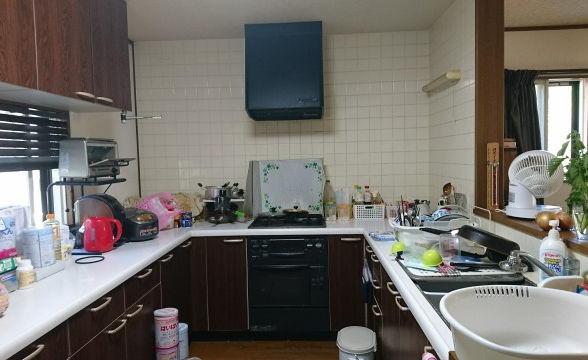 リノベーション前のキッチン