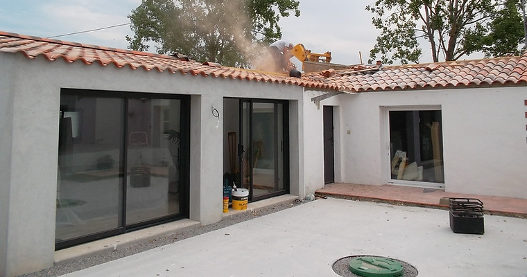 extérieur maison terminé