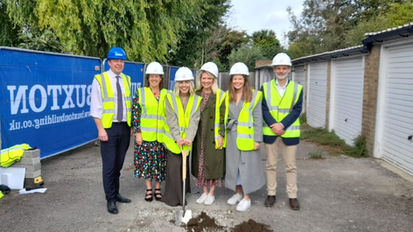 Mollie King, Breaks Ground on New Almshouses with The Richmond Charities