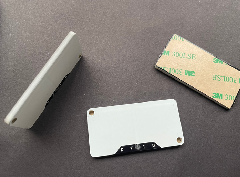 Thumbnail: INF-6030 Asset Tag - on metal