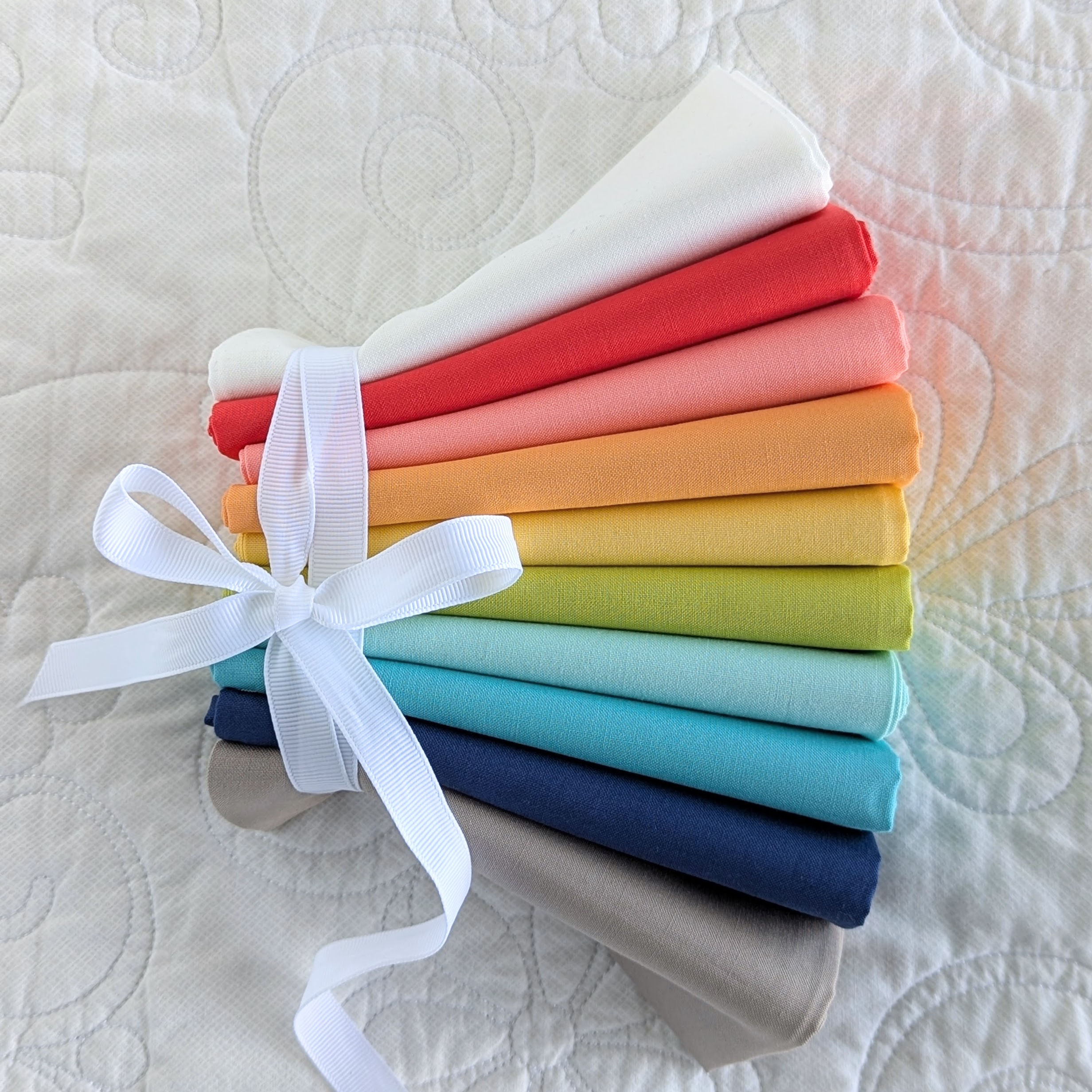 Delightfully Yours Coordinates - Moda Bella Solids - 10 FQ Curated Bundle