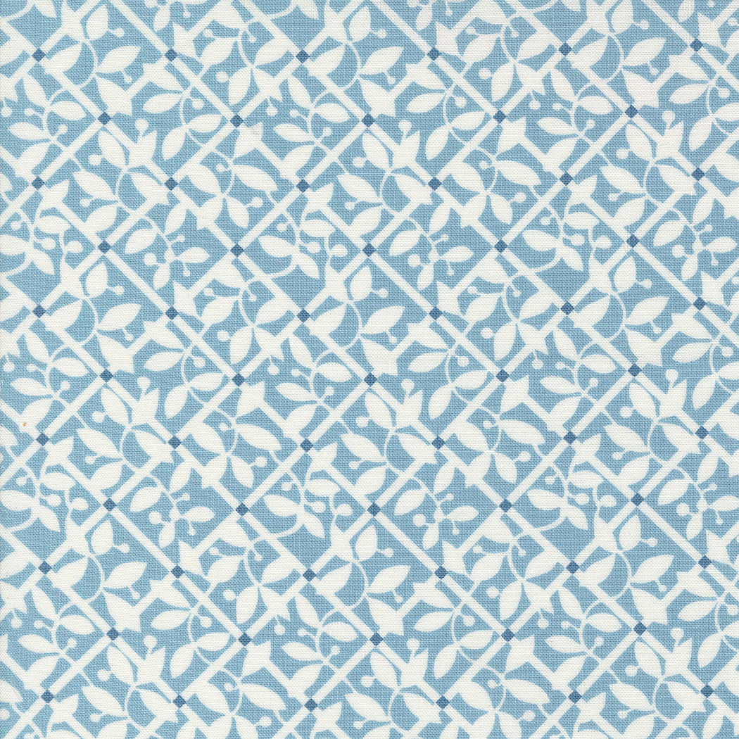 Shoreline - Coastal Lattice - Light Blue - Camille Roskelley