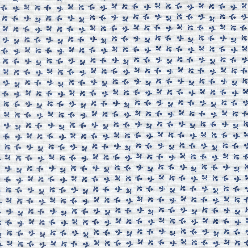 Blueprint - Somerset - Navy on White - Camille Roskelley