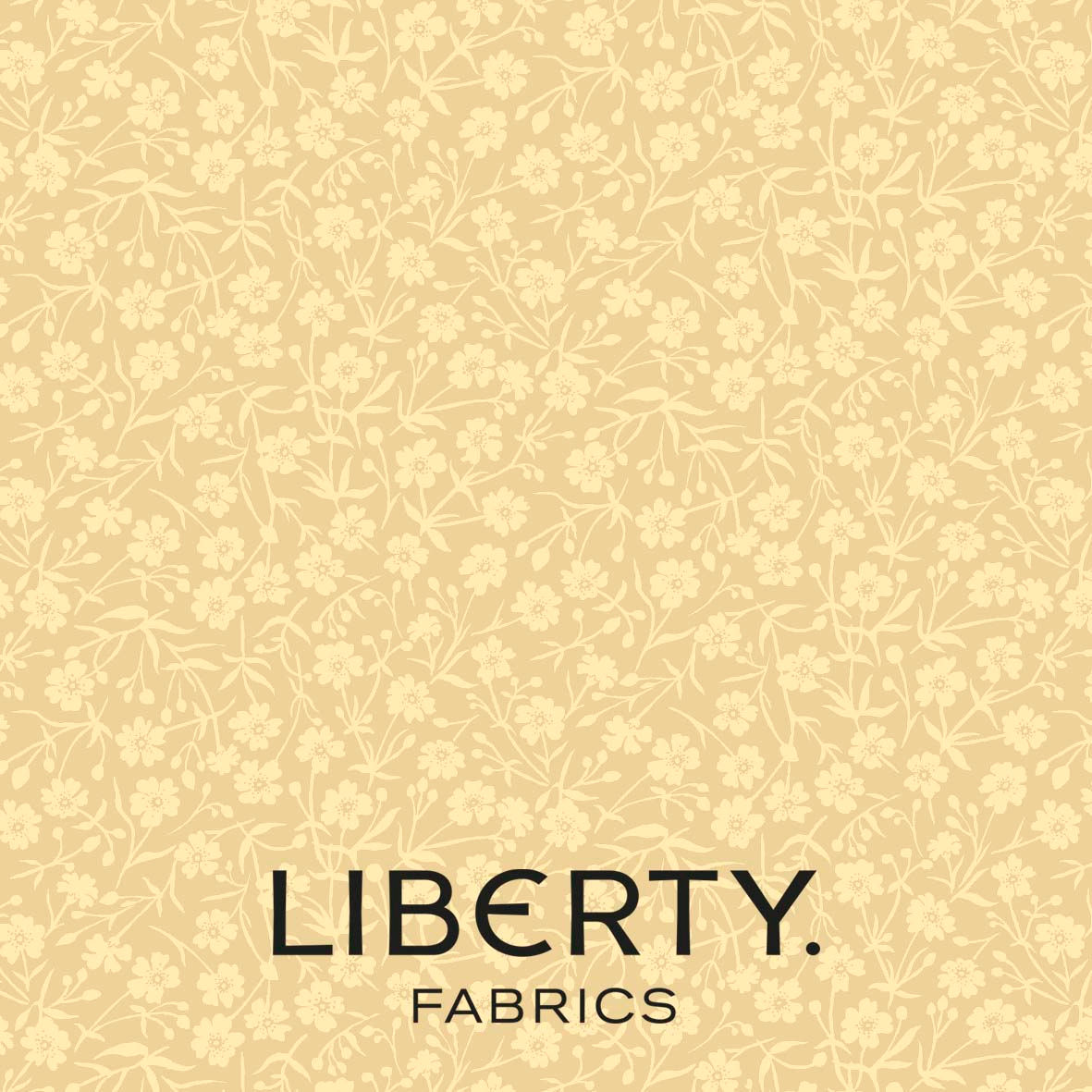 August Meadow - Buttercup Yellow - Liberty Lasenby Cotton