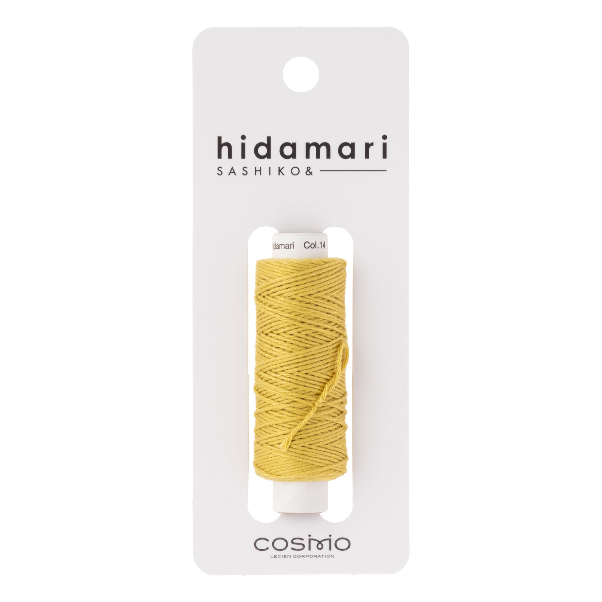 Cosmo Sashiko Thread - Olive - 30m