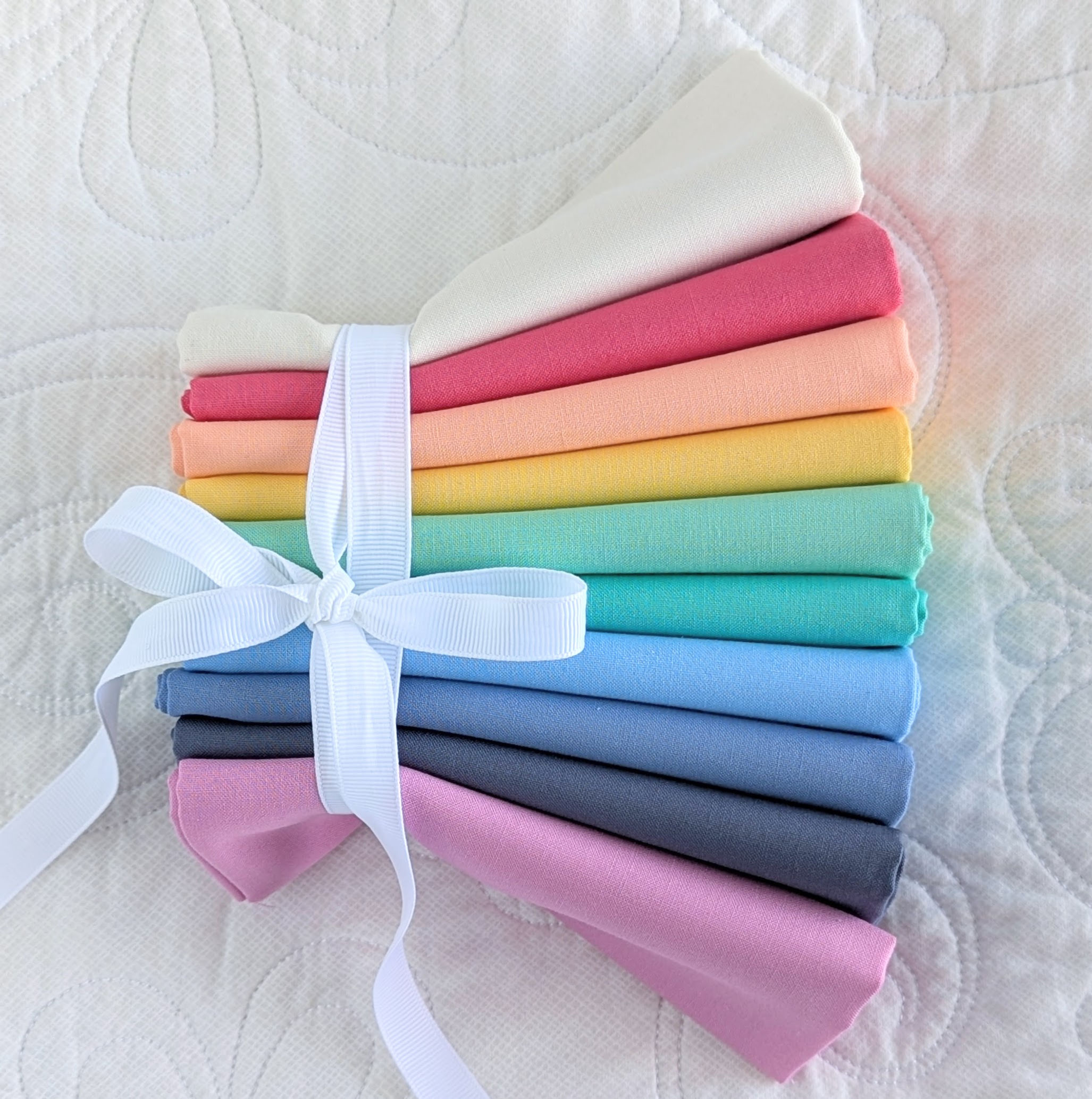Cannon Beach Coordinates - Moda Bella Solids - 10 FQ Curated Bundle