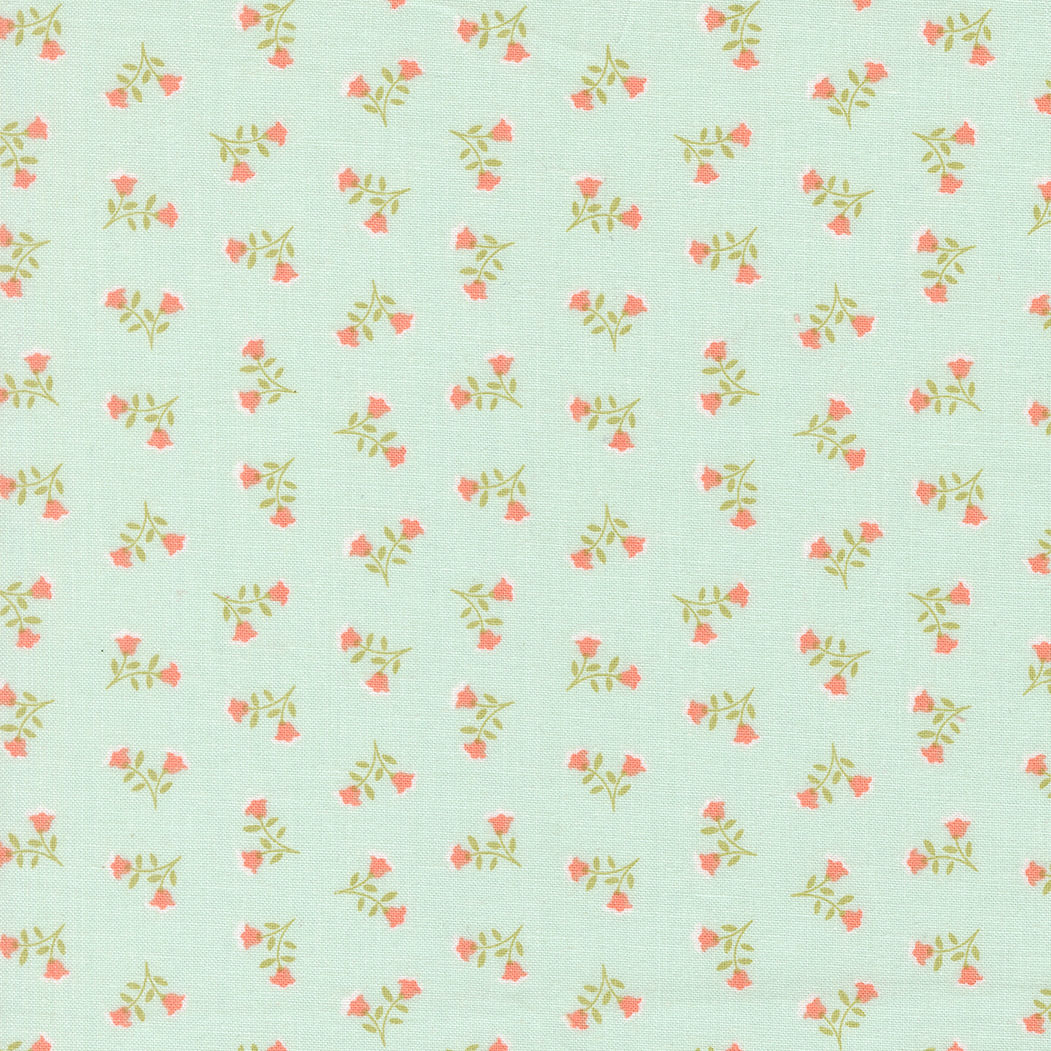 Sunbonnet - Tossed Petals - Pale Blue - Heather Briggs