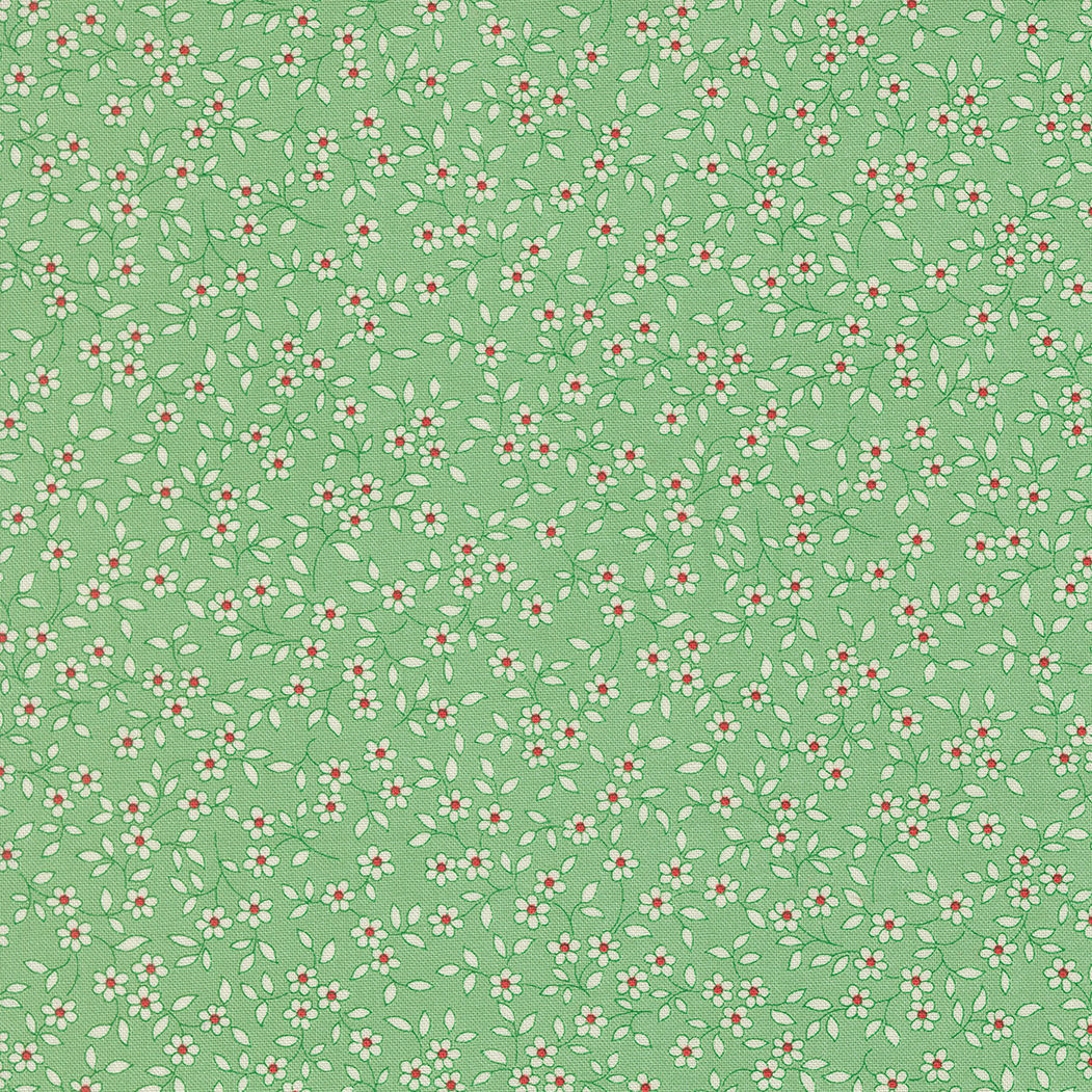 30's Playtime 2025 - Blooming Vines - Aloe - Linzee McCray