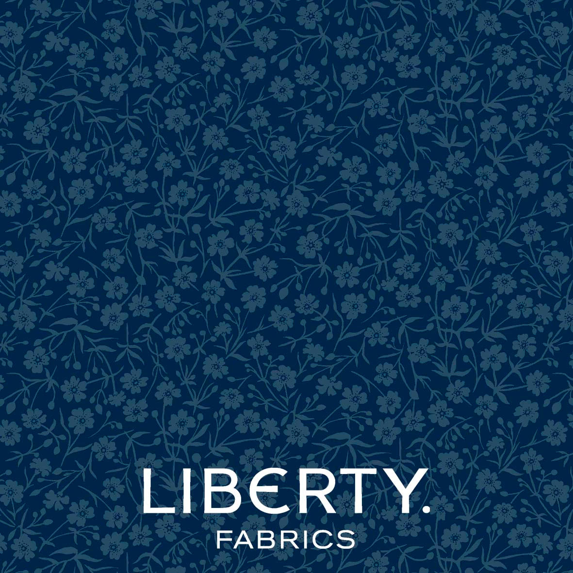 August Meadow - Midnight - Liberty Lasenby Cotton