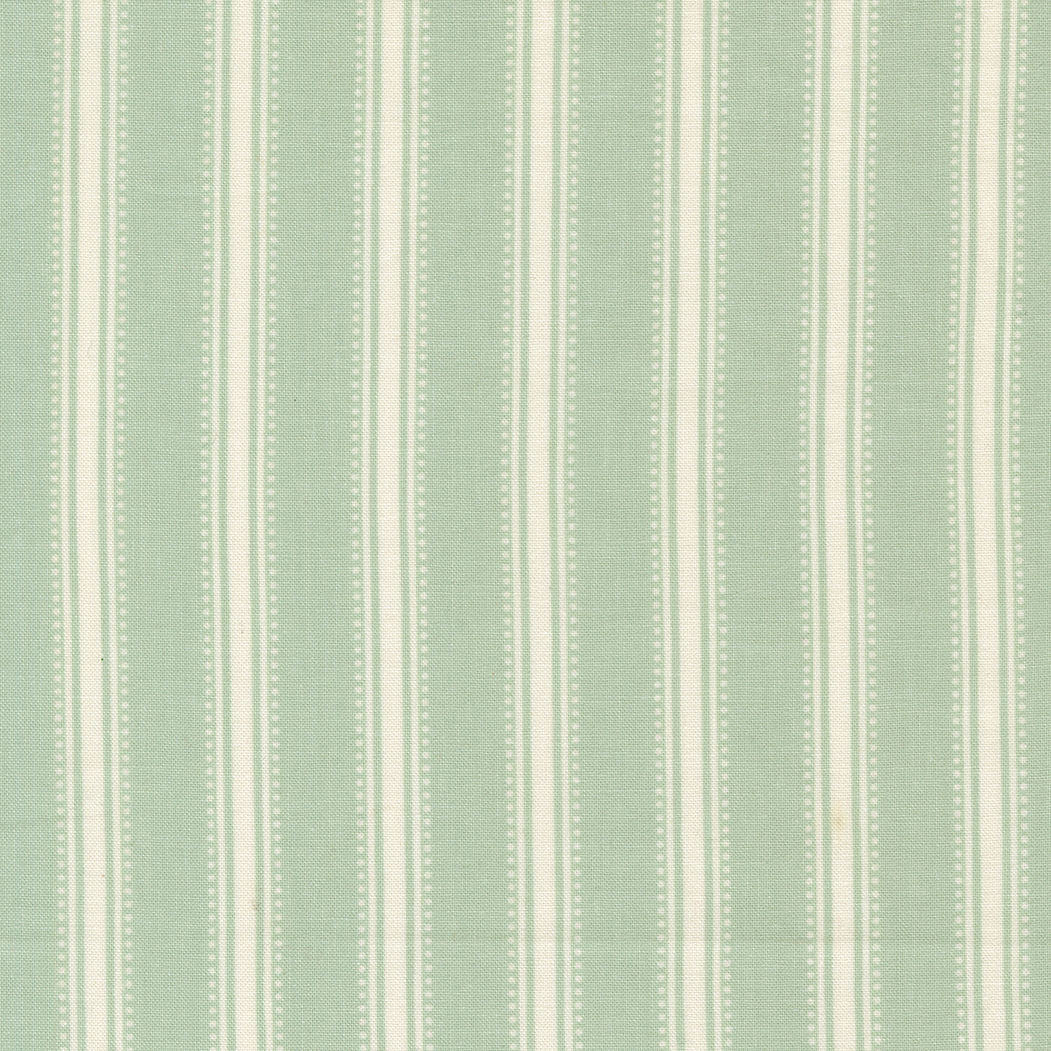 Sunbonnet - Dotted Stripe - Dusty Blue - Heather Briggs