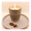 Miniaturbild: Sweet Sandlewood Duftkerze - Taupe