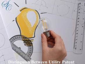 Distinguish Between Utility Patent vs. Design Patent